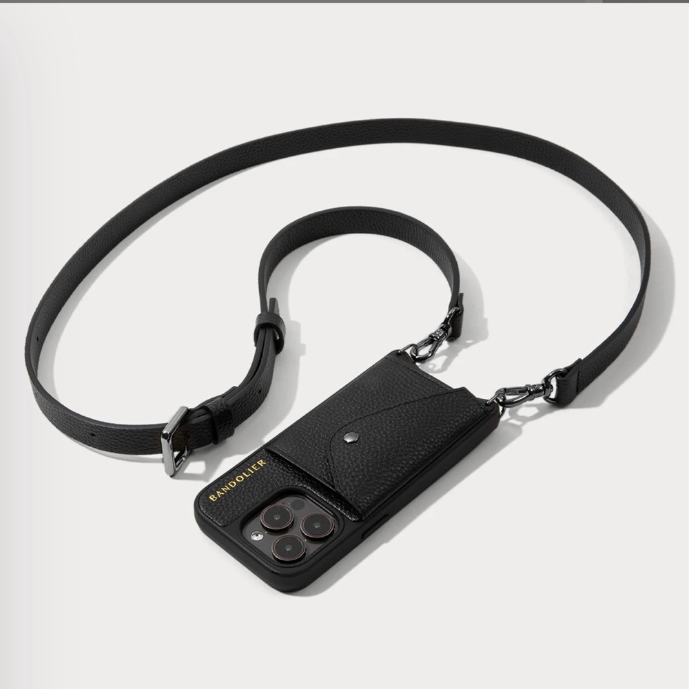 NEW Bandolier Hailey - Black/Pewter - iPhone 13 Pro